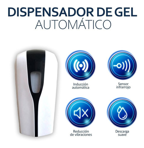 Imagen 2 de 5 de Dispensador Automático Despachador Gel Antibacterial O Jabón