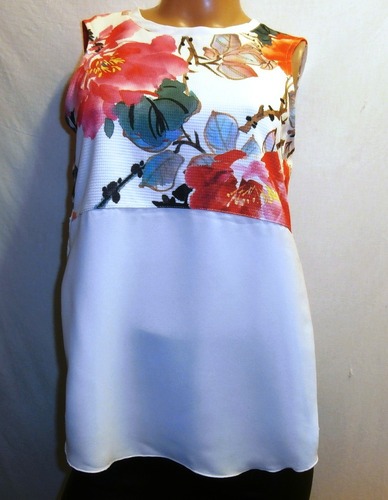 Blusa Floreada Talle 1 Pret A Porter