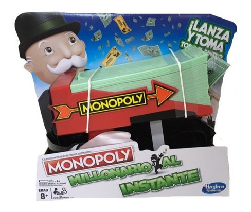 Imagen 1 de 2 de Monopoly Millonario Al Instante - Monopoly Cash Grab Hasbro