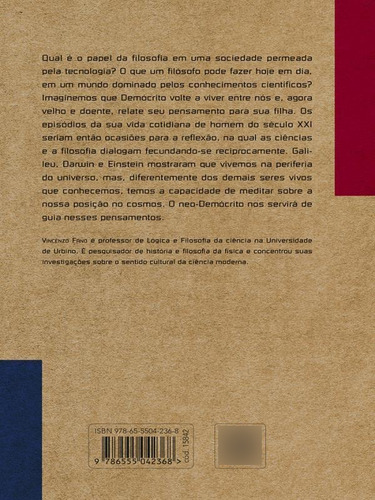 As Cartas Imaginárias De Demócrito À Filha, De Fano, Vincenzo. Editorial Loyola, Capa Mole, Edição 2022-12-16 00:00:00 Em Português