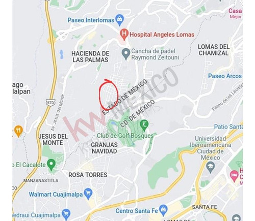 Se Vende Terreno Con Construcción Para Demoler En San Fernando, Huixquilucan.