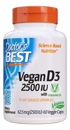 La Mejor Vitamina D3 2500iu Del Médico Con Vitashine D3, No
