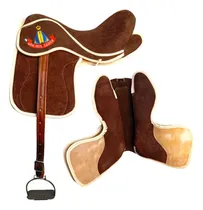 Comprar Sela De Cavalo Selote Vaquejada Em Couro Calvagada  Montaria