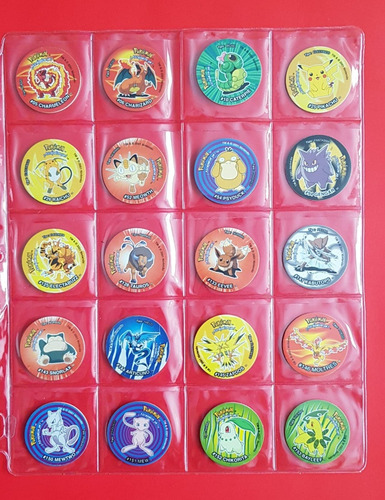 Tazos Pokémon 3 Colección Completa Todos Con Estampa 