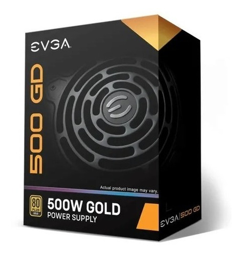 Fuente De Poder Evga De 500w 80 Plus Gold 500gd 100-gd-0500