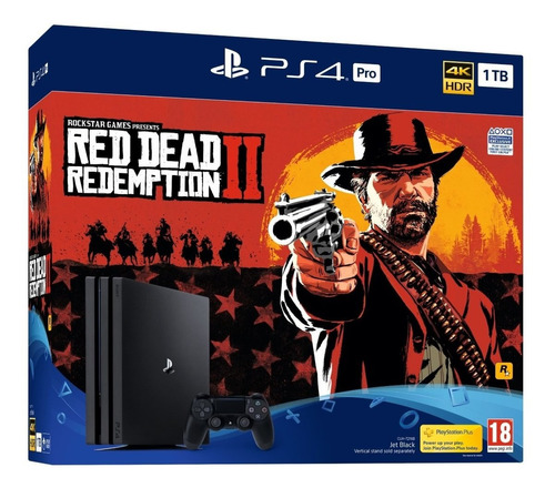 Consola Ps4 Pro 1tb Red Dead Redemption 2 Oficial Bundle