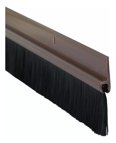 Protector Aislante Metálico Polvo Para Puerta Con Cepillo 1m