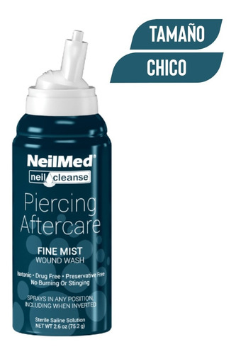 Neilmed Piercing Aftercare 75ml Spray Cuidado De Perforación