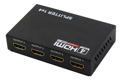 Multiplicador Hdmi Spliter 1 Entrada X 4 Salidas 1080p