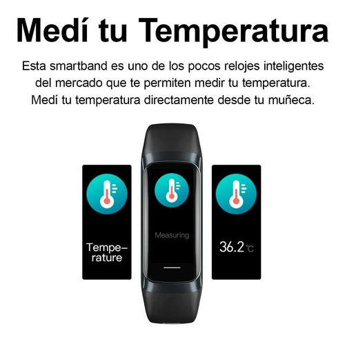 Imagen 4 de 8 de Smartwacth Smartband KeiPhone Keifit 3 Rosado Sumergible