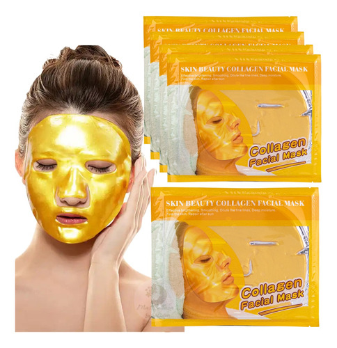 Pack 12 Máscaras Faciales Colágeno Acido Hialurónico