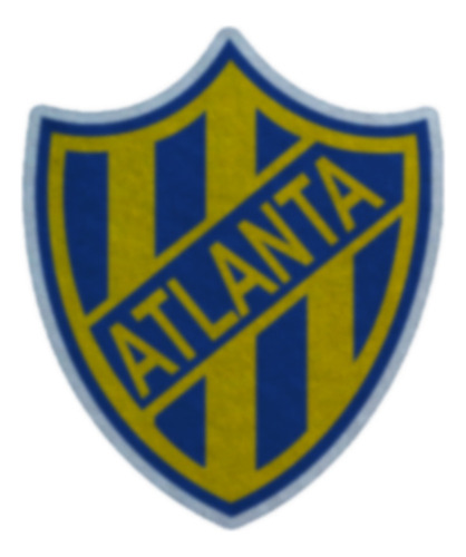 Parche Escudo Felpa Para Coser 5cm Set X4 Equipos Arg001 Atlanta Atlanta