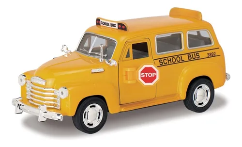 comprar Auto Coleccion 1950 Chevrolet Subuarban School1:36 Kinsmart 