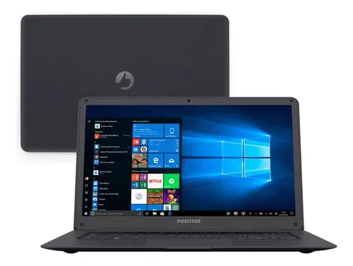 Notebook Q232a Positivo Motion Gray Ram 2gb - Ssd 32gb Cinza-escuro