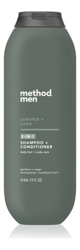  Method Champu 2 En 1 Para Hombre + Condimentador, Enebro + S