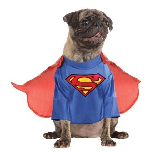 Disfraz Talla Large Para Mascotas De Superman Halloween
