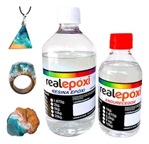 Comprar Resina Epoxi Media Viscosidade Kit 1kg (a+b) Artesanato
