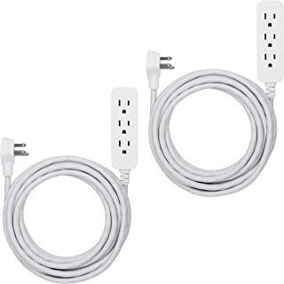 Ge Pro 3-outlet Power Strip With Surge Protection, 2 Pack, 1