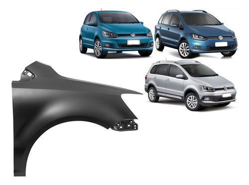 Guardabarro Volkswagen Fox Msi 2015 2016 2017 2018 2019 Der