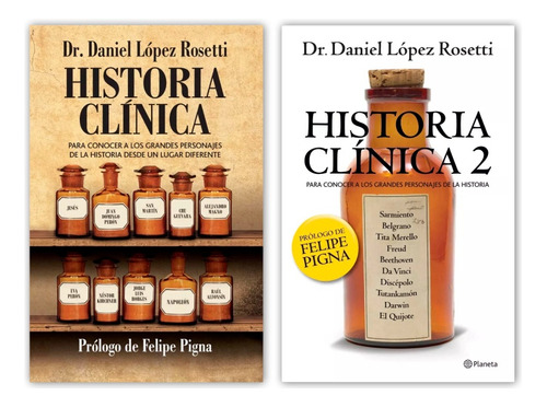 Libros Historia Clínica 1 + Historia Clinica 2 López Rosetti