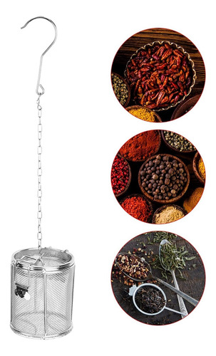 1 Colador De Té En Forma De Bola De Acero Inoxidable