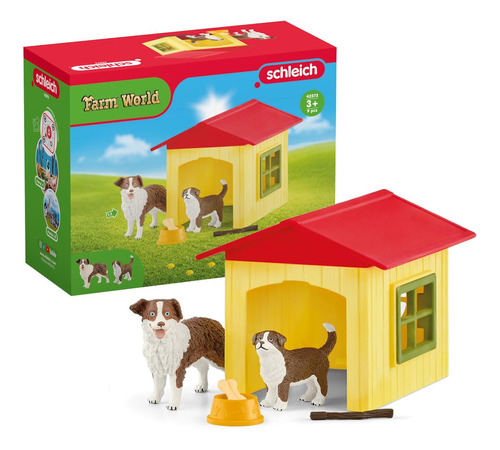 Schleich Farm World - Juego De Juguetes Para Cachorros De 6 