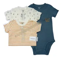 Comprar Ropa De Bebé, Pack De 3 Bodys Para Bebé, Marca Carter´s