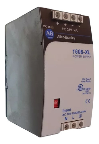 Allen Bradley Fuente De Poder 1606-xldnet4 100-240vac/24vdc (Usado)