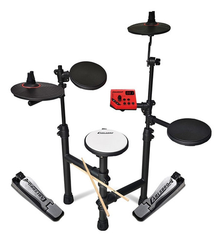 Imagen 2 de 10 de Bateria Electronica Carlsbro 3 Drums Pedales Club100 Midi