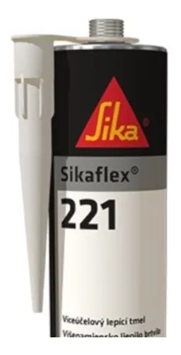 Sikaflex 221 - Preto- 300ml - Brandassi