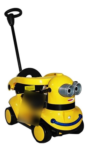 Carro A Bateria Minions 3 En 1 Usb Scooter Empujador Led