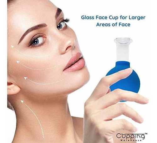 Imagen 3 de 9 de Cuidado Facial Cupping Warehouse Glass 2 Juego De Ventosas F
