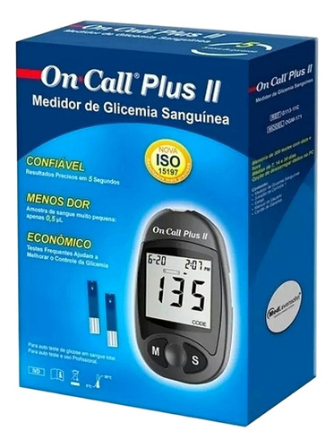 Medidor De Glucosa On Call Plus Ii 