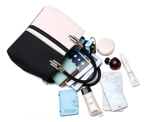 Smallbluer Bolsos De Mano De Charol Suave Para Mujer Bolsos