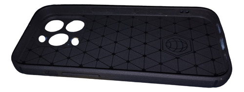 Funda Tpu Fibra De Carbono Para iPhone 15 Pro Efec Cepillado