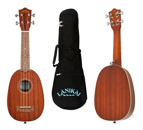 Ukelele Lanikai Tamaño Soprano Pineapple Ma-p + Funda Cuo