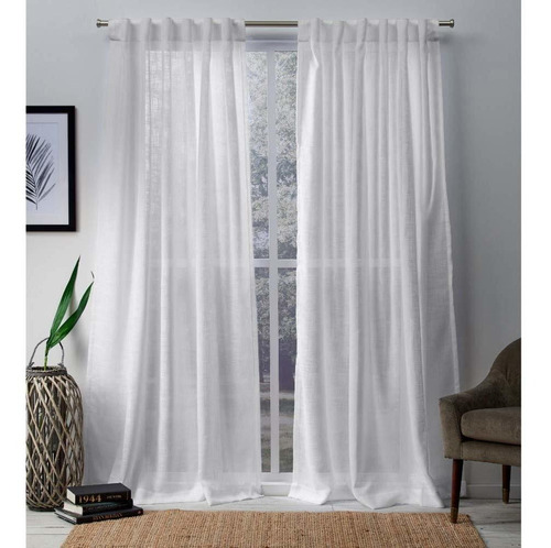 Bella  Par De Cortinas Para Ventana Con Lengãeta Ocult...