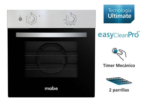 Horno Eléctrico Empotrable 60cm Inoxidable Mabe - Hm6018exai