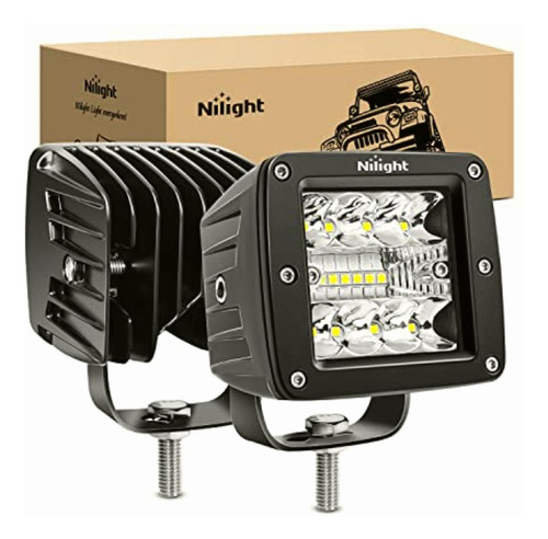 Nilight 2 Cubos Led De 3 Pulgadas 42 W Mejorados Spot