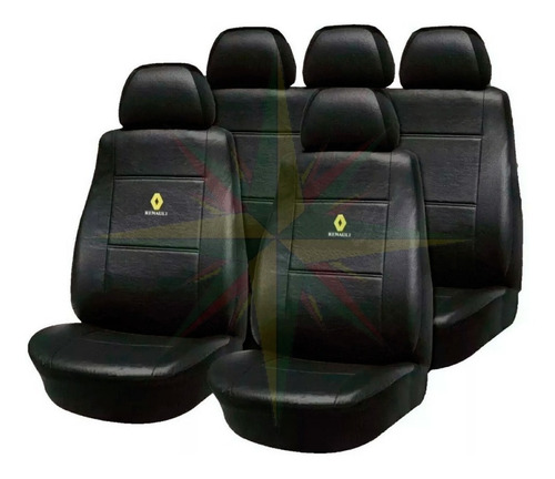 Imagen 1 de 7 de Funda Cubre Asiento Cuero Renault Kangoo Juego Completo ( Hasta El 2017 )