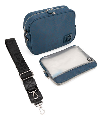 Pañalera Tote Cloe Odinali Mediano Color Azul