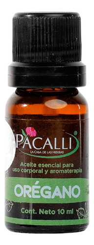Aceite Esencial De Orégano 100% Puro 10 Ml Pacalli
