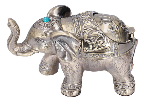 Cenicero Para Puros, Elefante A Prueba De Viento, Metal