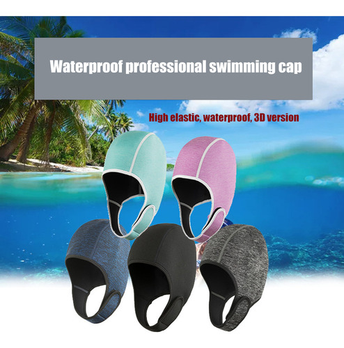 Gorro Ajustable De Neopreno For Surf, Buceo, Kayak, Rafting