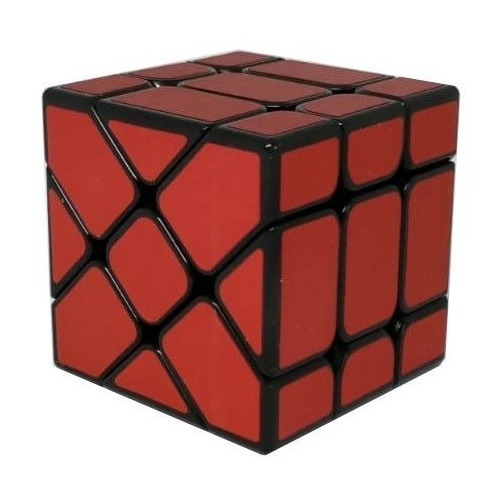 Cubo Rubik Fisher Sticker Metalizado Rojo Yj Original