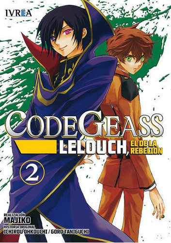Manga, Code Geass Lelouch Vol. 2 / Ivrea