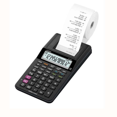 Calculadora Casio Hr-8rc-we-dc Relojesymas Negro