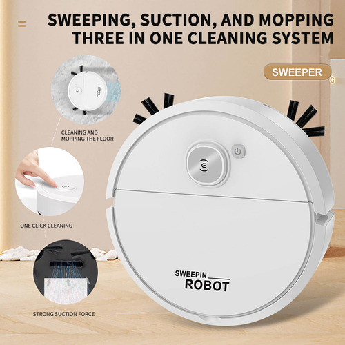 Robot Barredora Inteligente Recargable Para El Hogar, Barrid