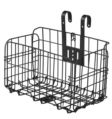 Cesta Plegable De Alambre De Acero Desmontable Para Manillar