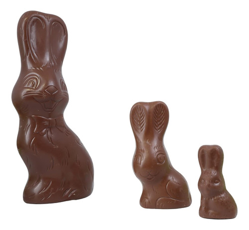 Conejo De Pascua De Chocolate Con Leche, Conejitos Huecos Go